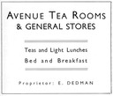 AVENUE TEA ROOMS & General Store