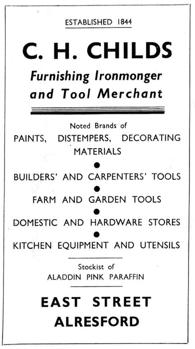 C. H. CHILDS - Ironmonger
