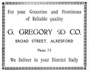 G. GREGORY & Co - Grocer