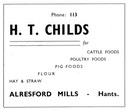 H. T. CHILDS - Alresford Mills