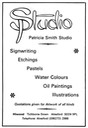 PATRICIA SMITH STUDIO - Artwork