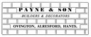 PAYNE & Son - Builder & Decorator