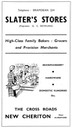 SLATER'S STORES - Grocer & Baker