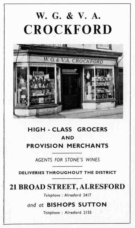 W. G. & V. A. CROCKFORD - Grocer
